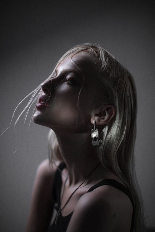 bullet hole earrings