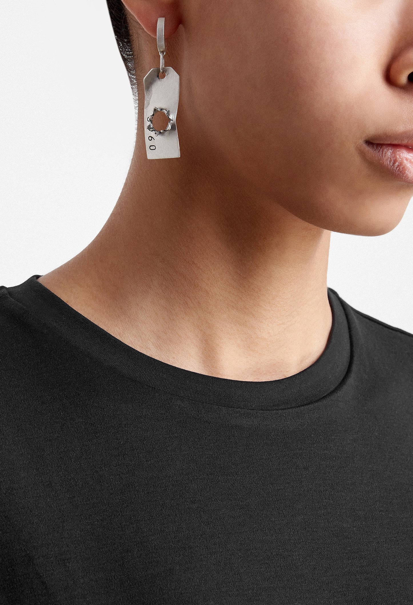 bullet hole earrings
